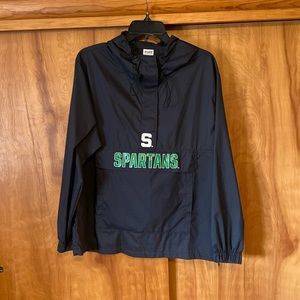 PINK - Victoria's Secret Michigan State Windbreaker